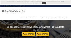 Desktop Screenshot of oulunsahkodiesel.fi